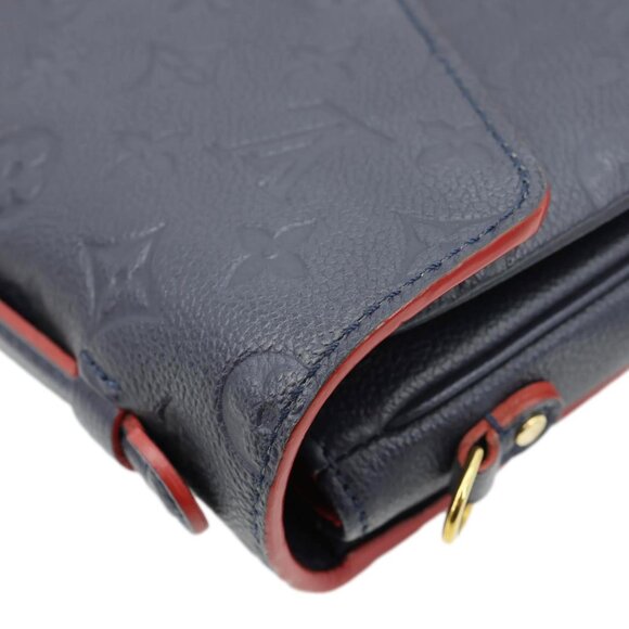 Louis Vuitton  Metis Pochette Empreinte Leather Crossbody Bag Navy Blue - Picture 7 of 14